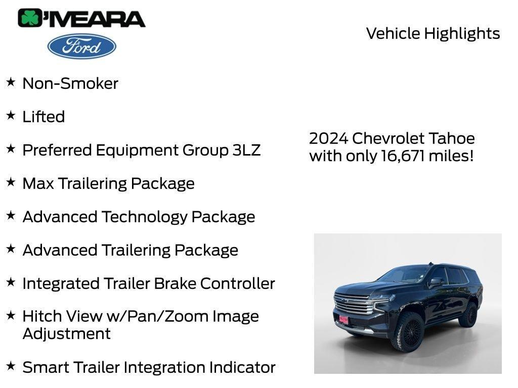 used 2024 Chevrolet Tahoe car, priced at $74,990