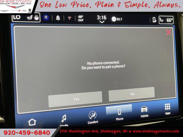 new 2026 Chrysler Pacifica car, priced at $44,287