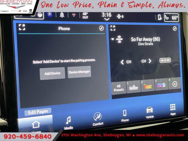 new 2026 Chrysler Pacifica car, priced at $44,287