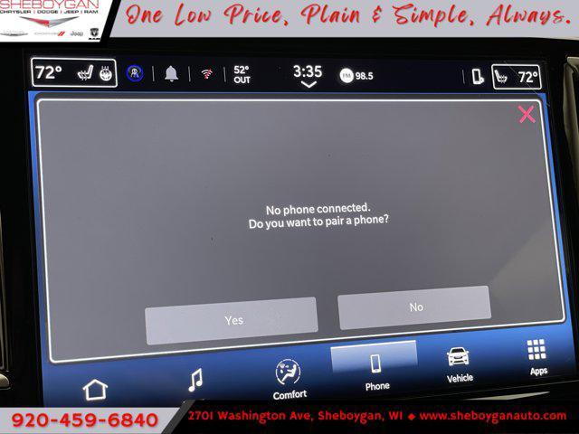 new 2026 Chrysler Pacifica car, priced at $44,718