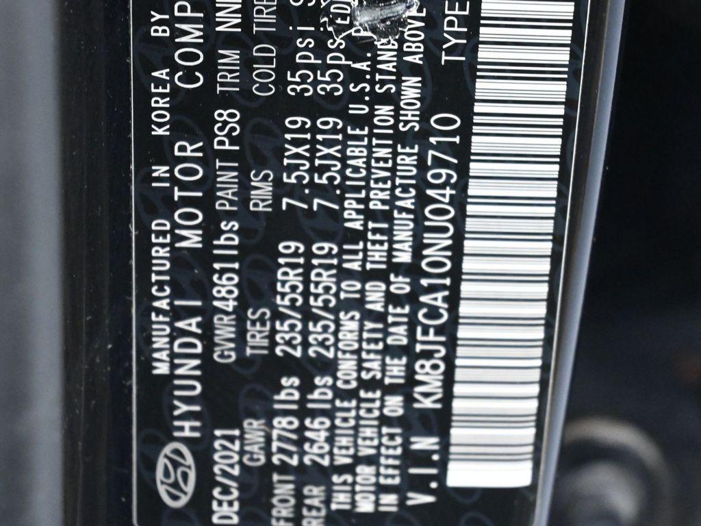 used 2022 Hyundai TUCSON Hybrid car, priced at $18,500