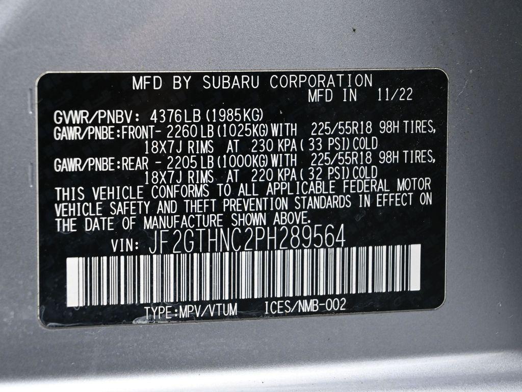 used 2023 Subaru Crosstrek car, priced at $24,595