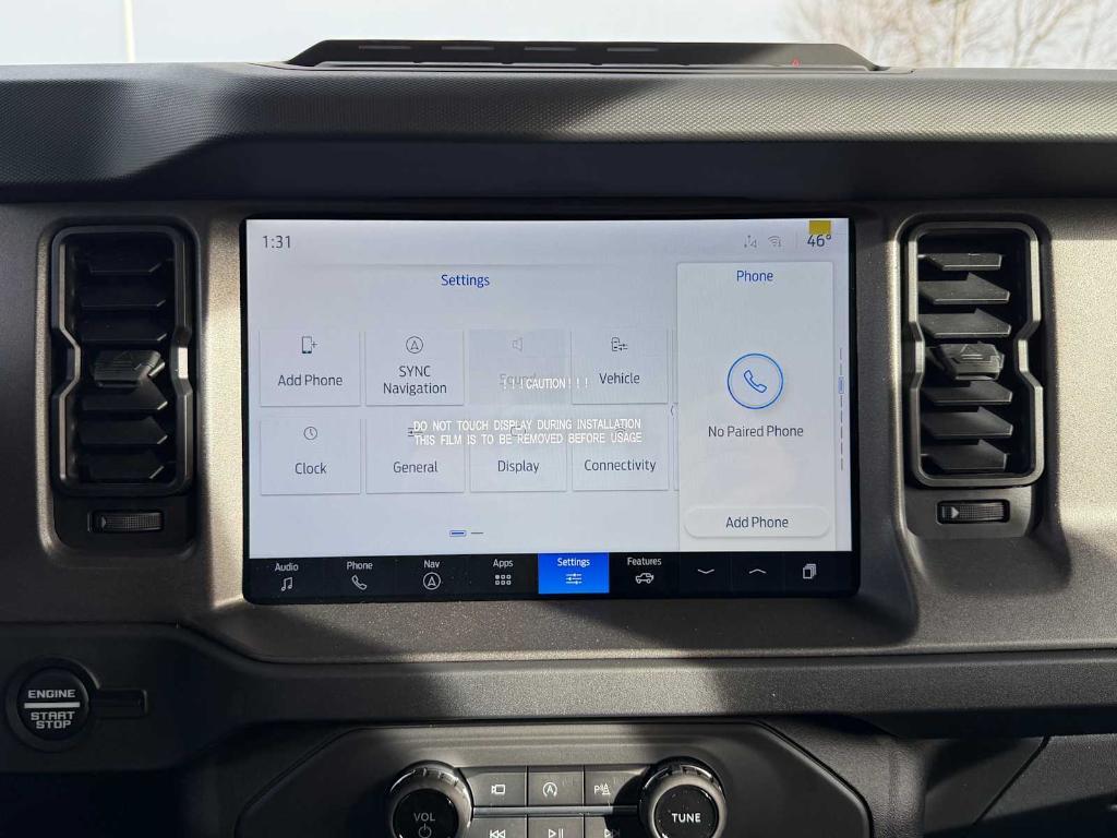 new 2025 Ford Bronco car, priced at $67,221