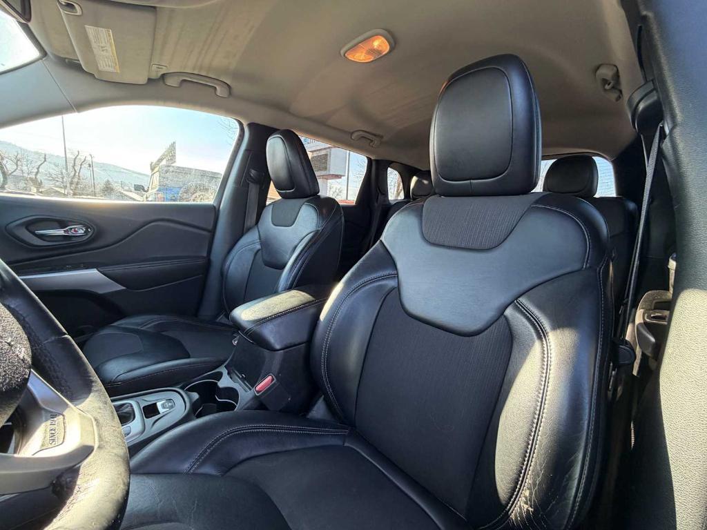 used 2018 Jeep Cherokee car, priced at $15,301