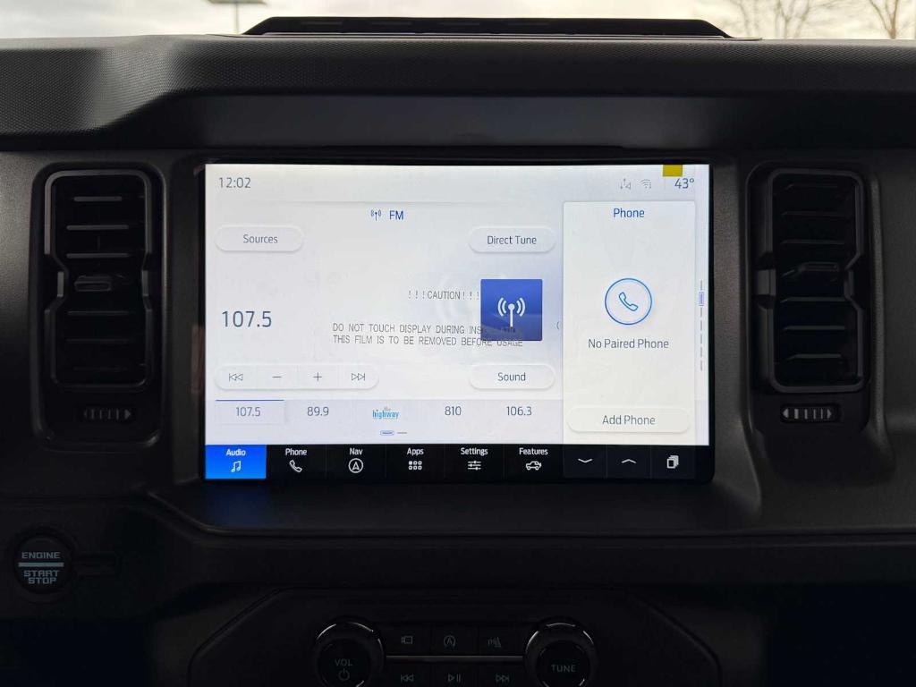 new 2025 Ford Bronco car, priced at $66,330