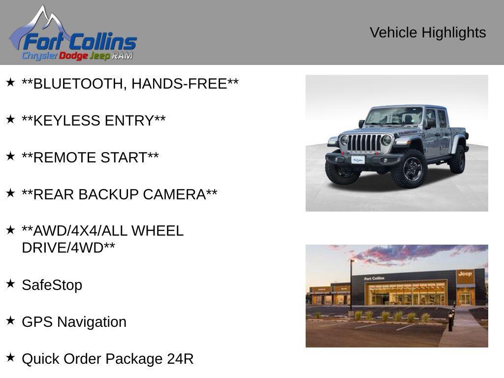 used 2021 Jeep Gladiator car, priced at $36,235