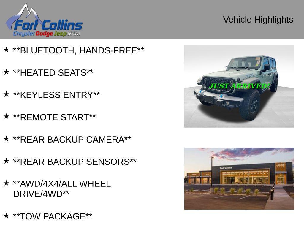 used 2024 Jeep Wrangler 4xe car, priced at $30,388