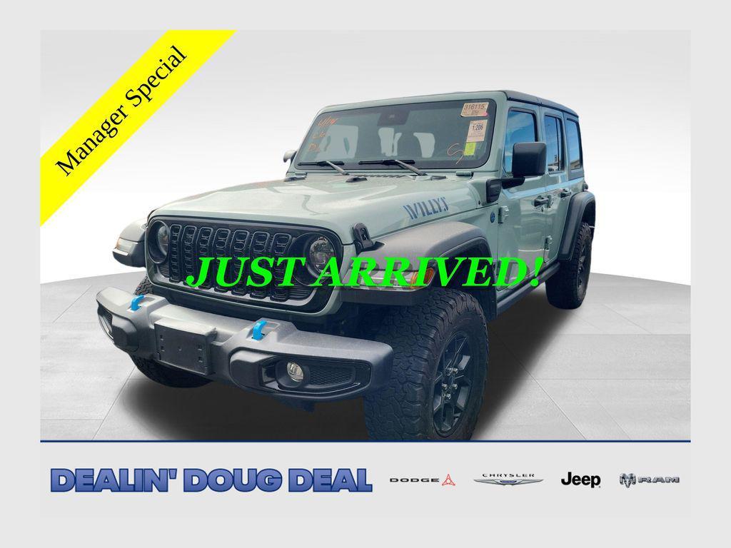 used 2024 Jeep Wrangler 4xe car, priced at $30,388