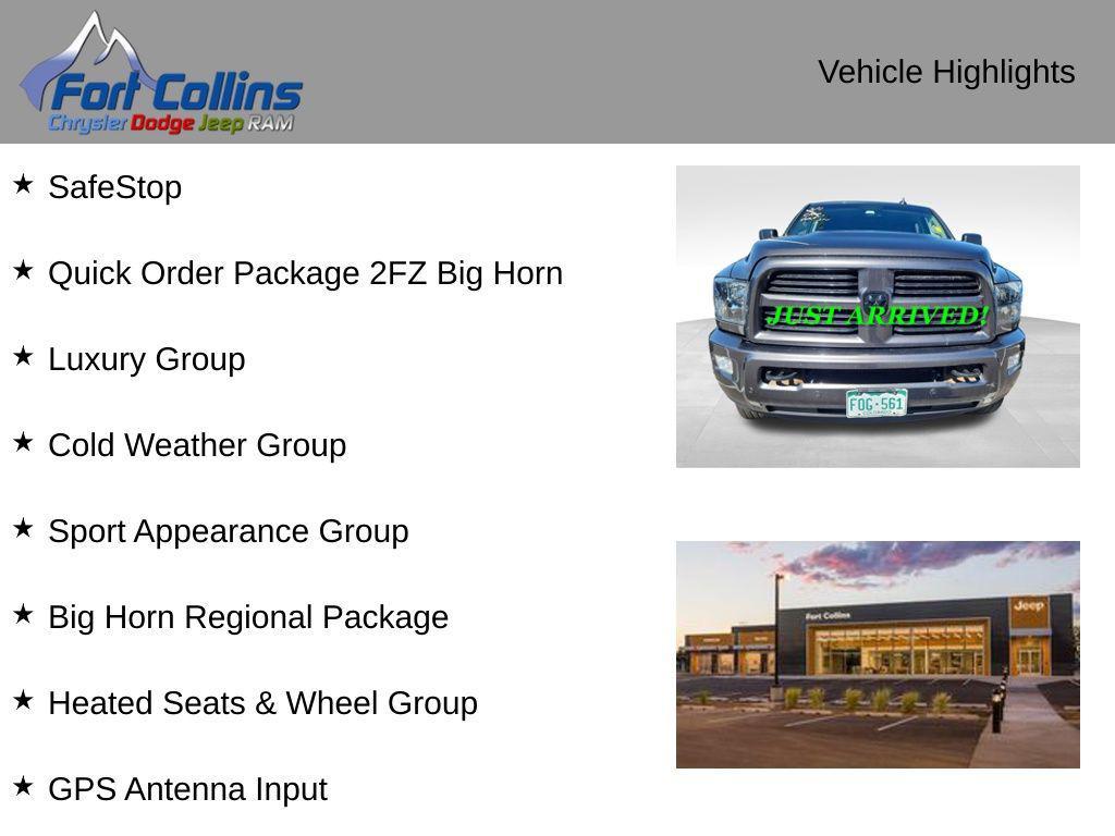 used 2017 Ram 2500 car, priced at $33,886