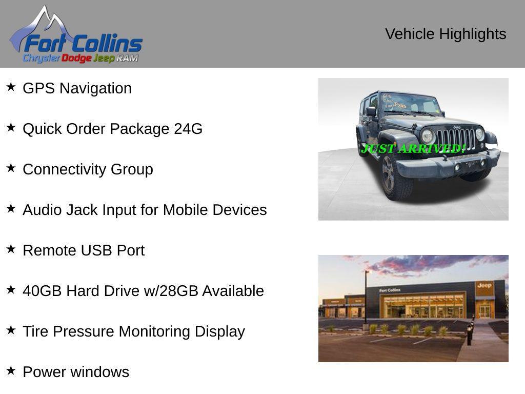 used 2017 Jeep Wrangler Unlimited car, priced at $22,695