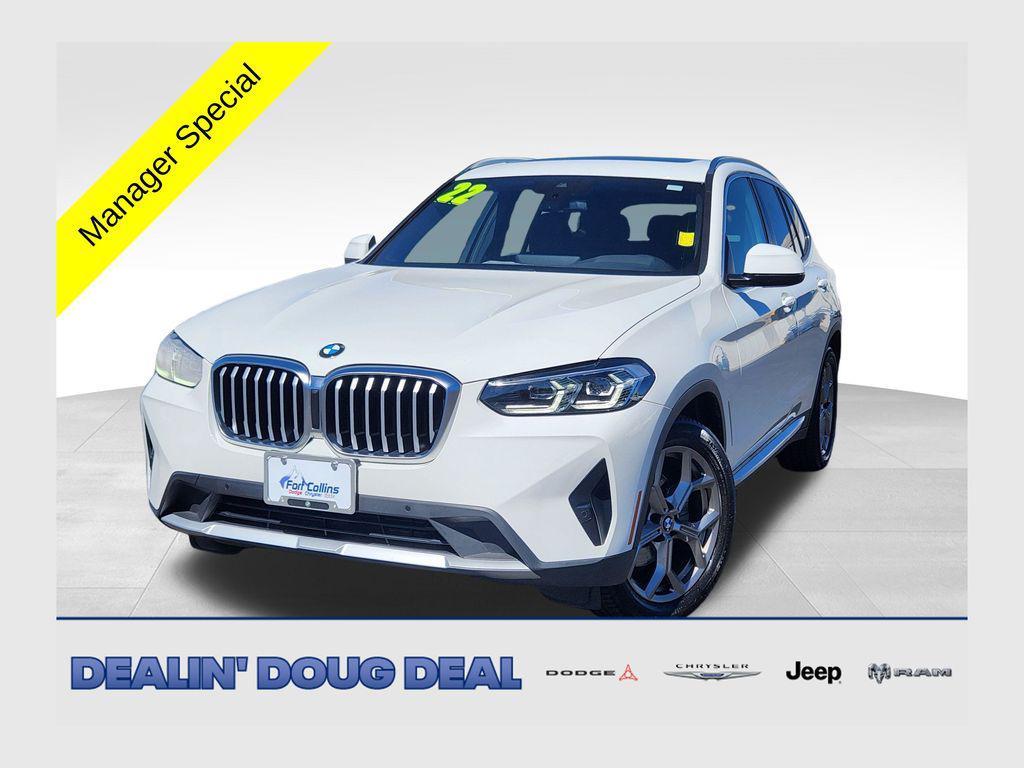 used 2022 BMW X3 car, priced at $31,546