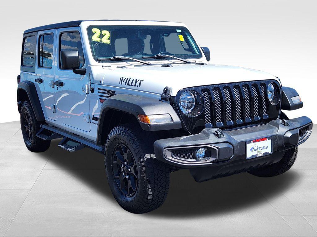 used 2022 Jeep Wrangler car, priced at $32,285