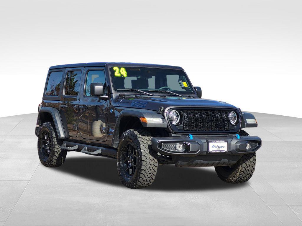 used 2024 Jeep Wrangler 4xe car, priced at $31,875