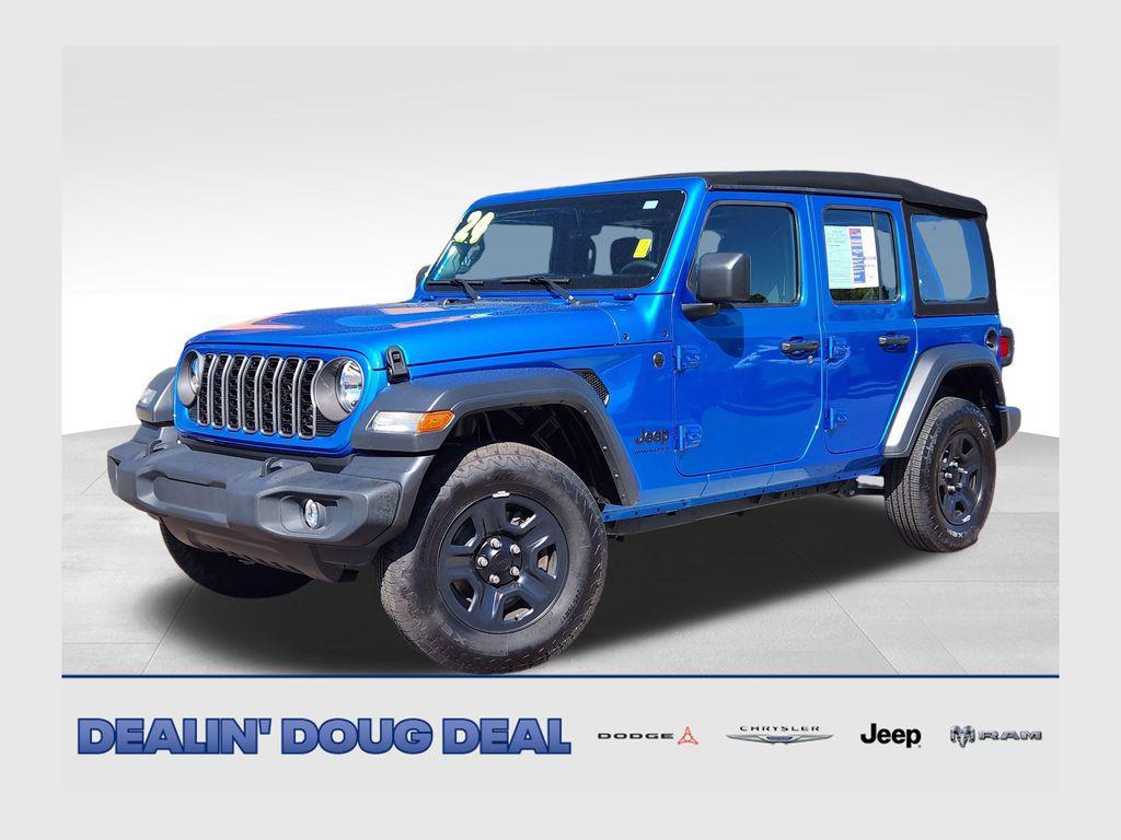 used 2024 Jeep Wrangler car, priced at $30,495