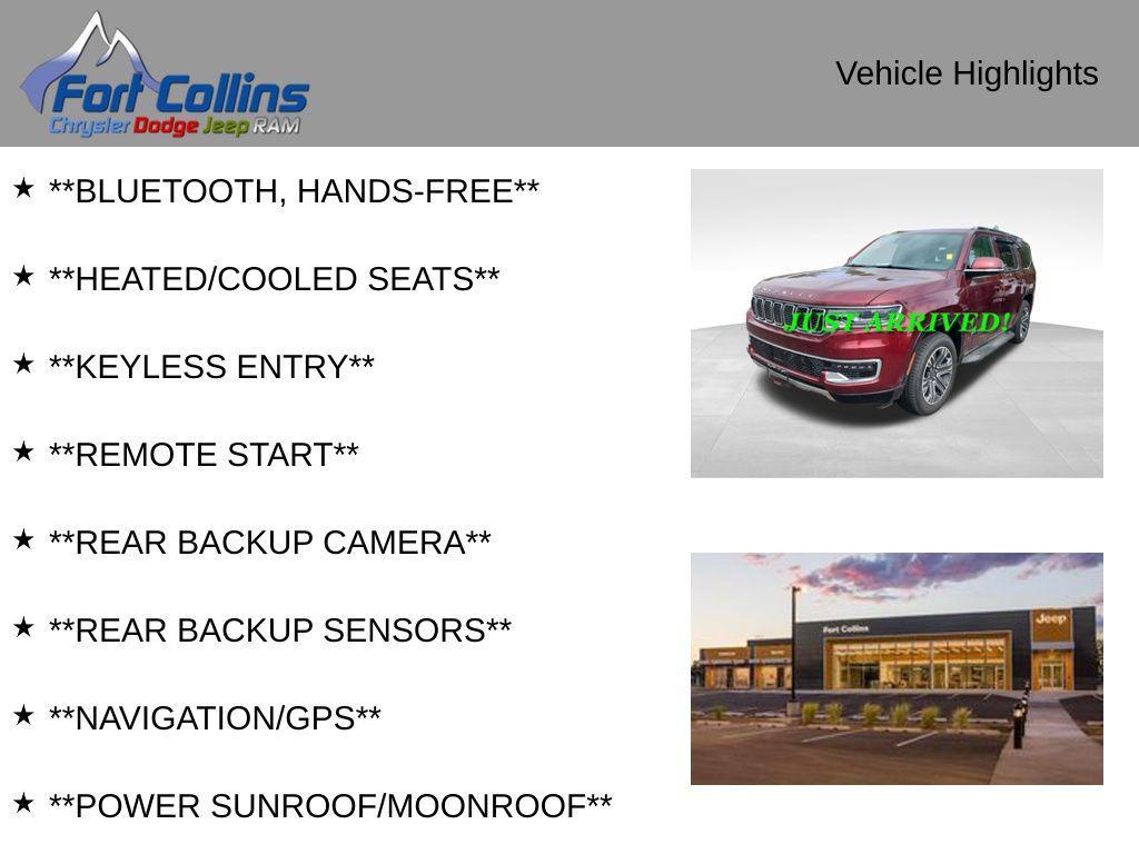 used 2022 Jeep Wagoneer car, priced at $40,685