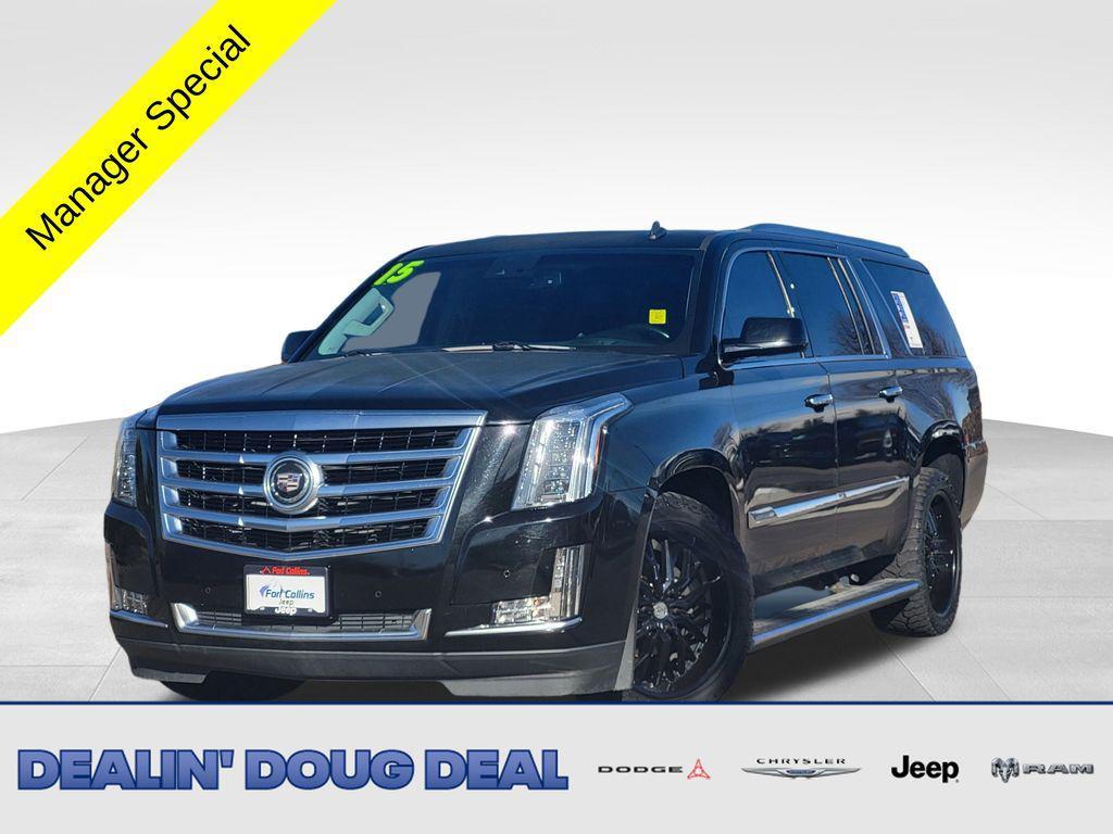 used 2015 Cadillac Escalade ESV car, priced at $15,402