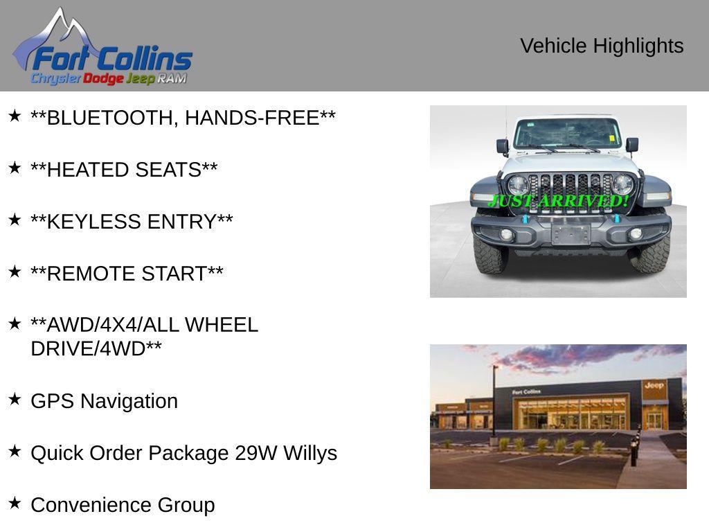 used 2023 Jeep Wrangler 4xe car, priced at $29,895