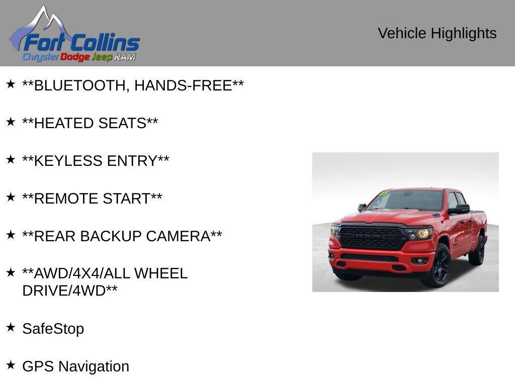 used 2023 Ram 1500 car, priced at $31,776