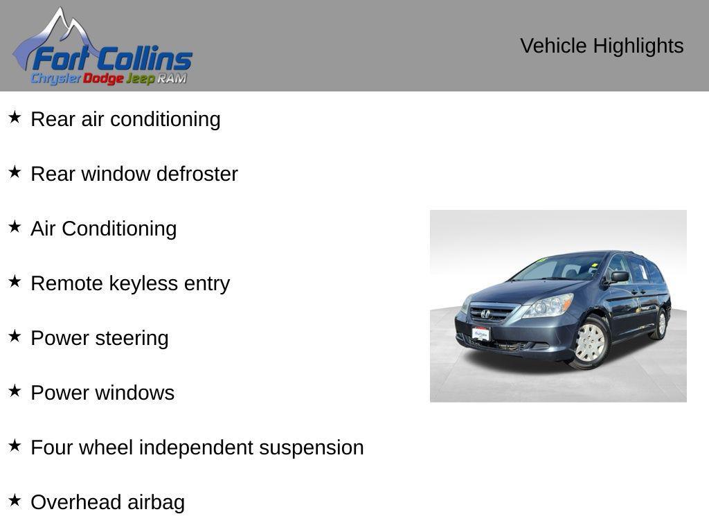 used 2005 Honda Odyssey car, priced at $8,895