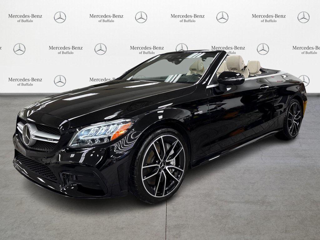 used 2021 Mercedes-Benz AMG C 43 car, priced at $47,850