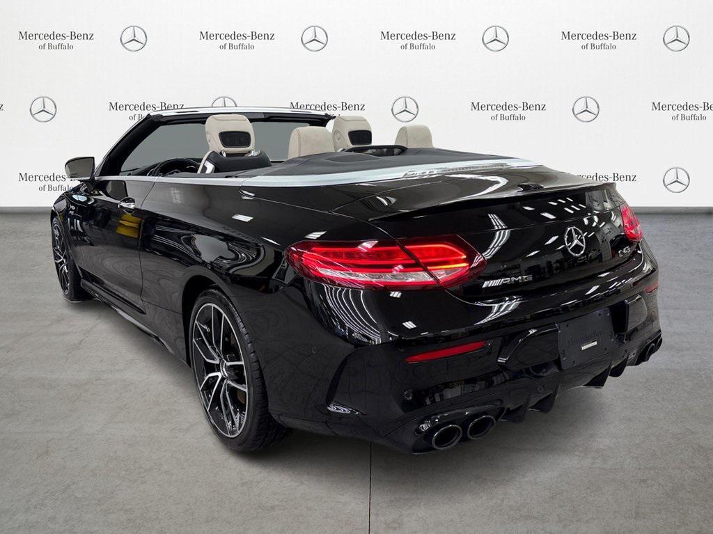 used 2021 Mercedes-Benz AMG C 43 car, priced at $47,850