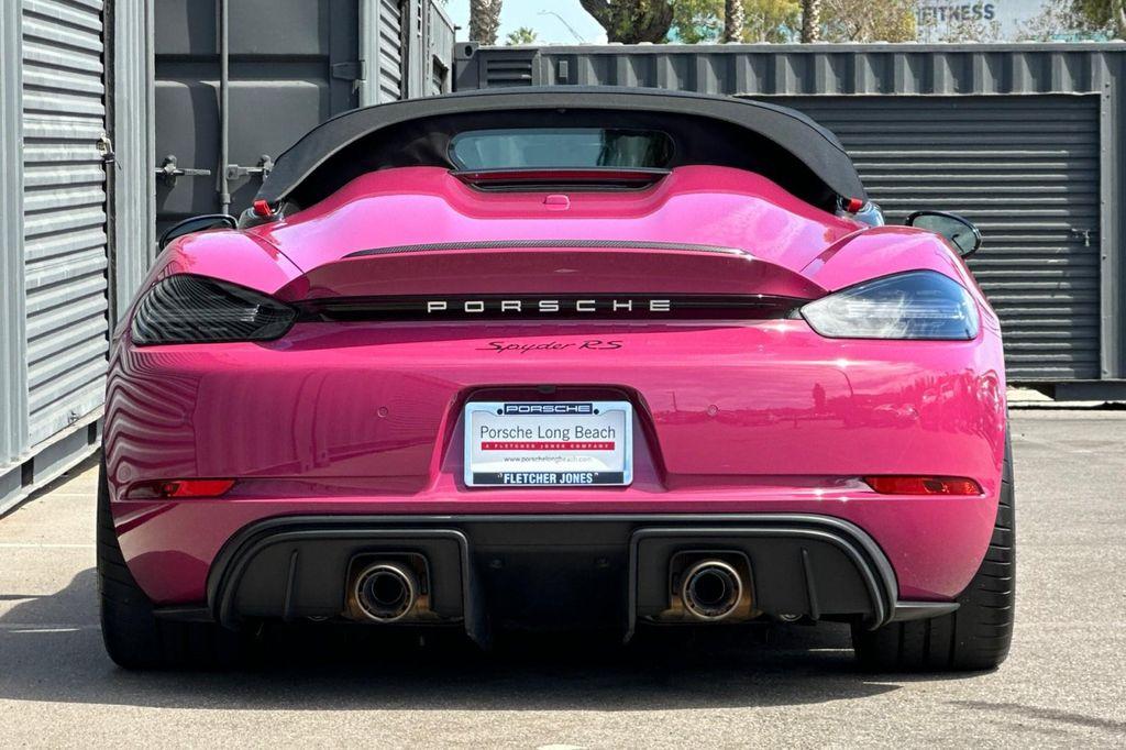 used 2024 Porsche 718 Spyder car, priced at $210,079
