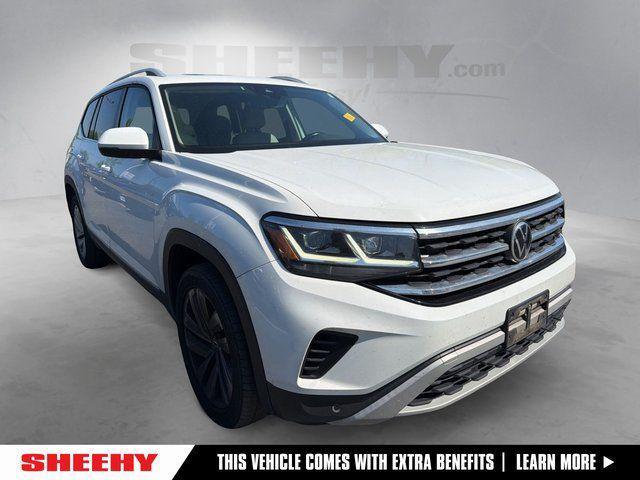 used 2021 Volkswagen Atlas car, priced at $18,000