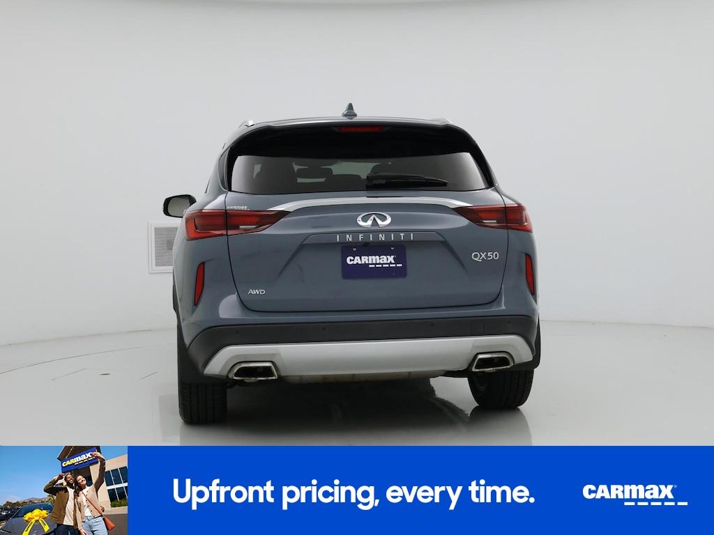 used 2022 INFINITI QX50 car, priced at $26,998