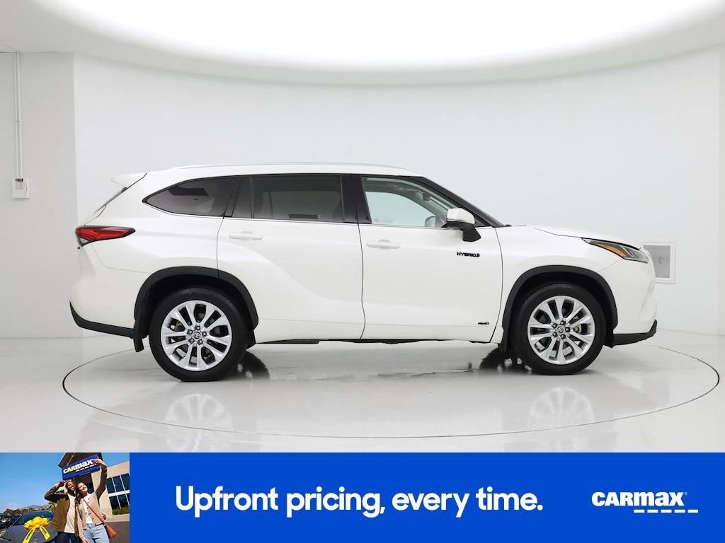 used 2021 Toyota Highlander Hybrid car, priced at $38,998