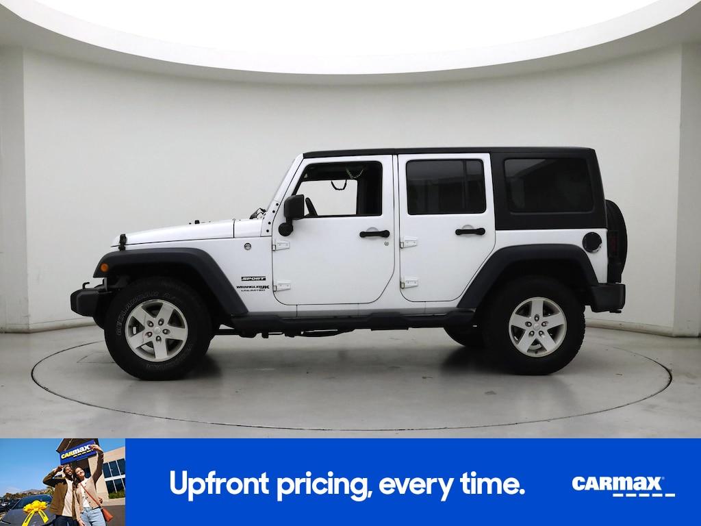 used 2018 Jeep Wrangler car, priced at $18,998