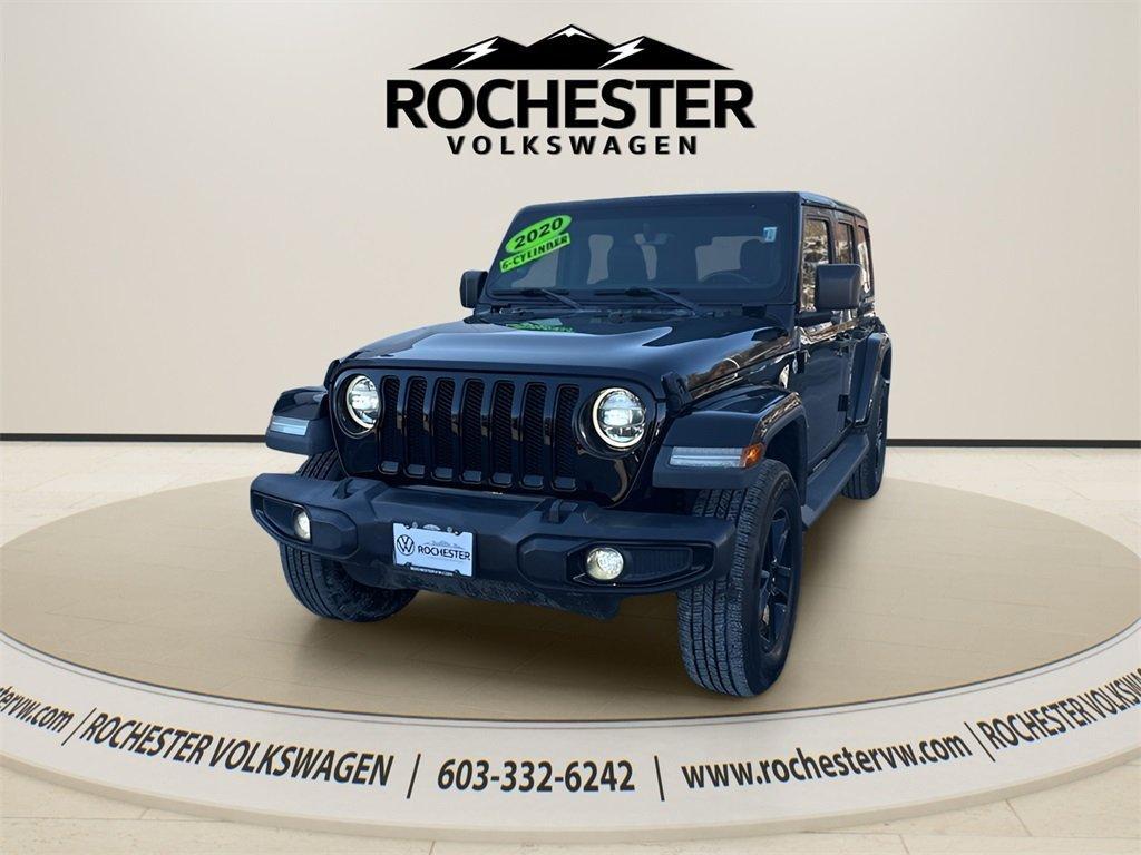 used 2020 Jeep Wrangler Unlimited car, priced at $28,697