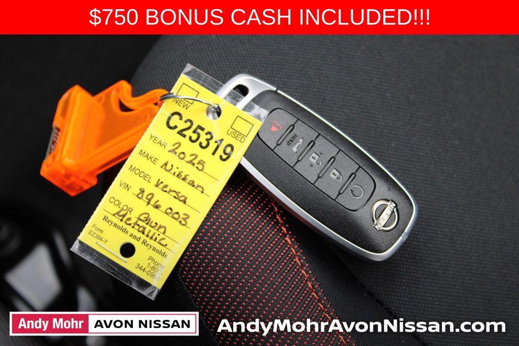 new 2025 Nissan Versa car, priced at $22,550