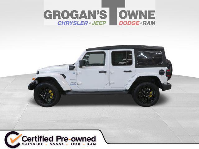 used 2021 Jeep Wrangler Unlimited 4xe car, priced at $25,953