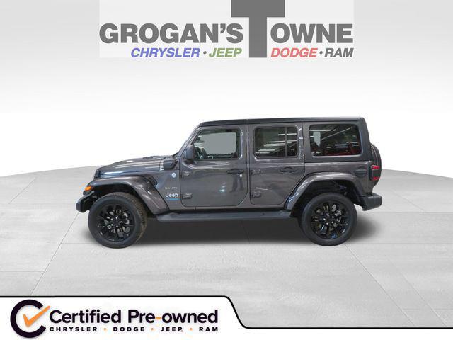 used 2022 Jeep Wrangler Unlimited 4xe car, priced at $28,379