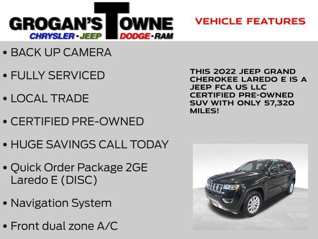 used 2022 Jeep Grand Cherokee car, priced at $21,870