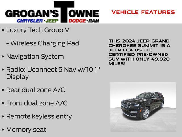 used 2024 Jeep Grand Cherokee car, priced at $38,395