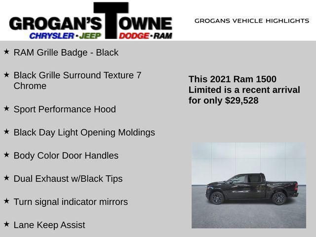 used 2021 Ram 1500 car, priced at $29,528