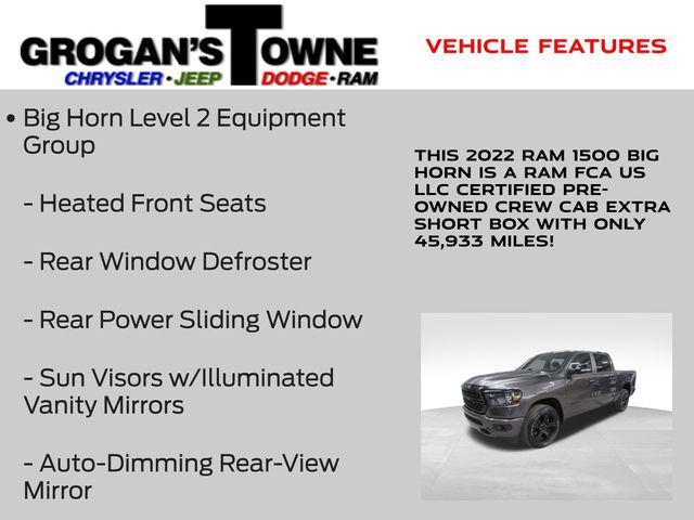 used 2022 Ram 1500 car, priced at $29,935