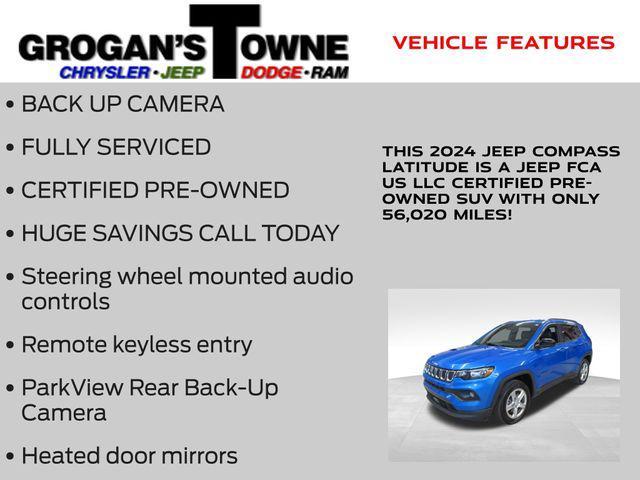 used 2024 Jeep Compass car, priced at $18,949