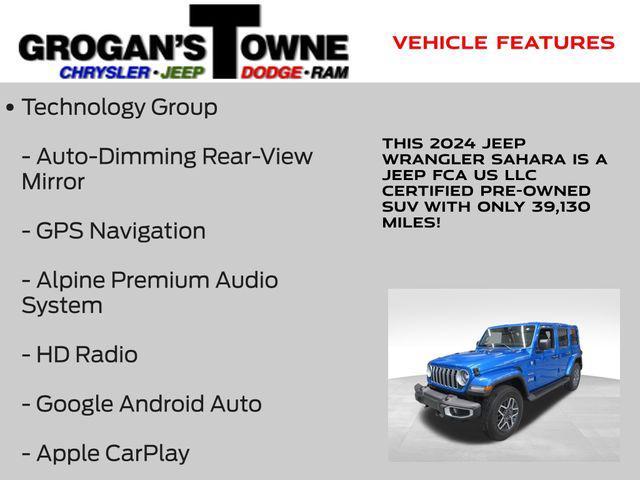used 2024 Jeep Wrangler car, priced at $33,604