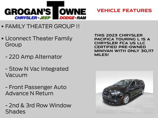 used 2023 Chrysler Pacifica car, priced at $31,371