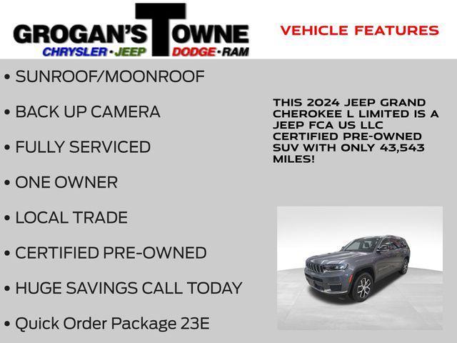used 2024 Jeep Grand Cherokee L car, priced at $31,907