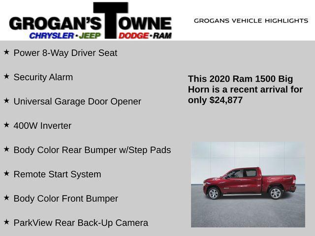used 2020 Ram 1500 car, priced at $24,877