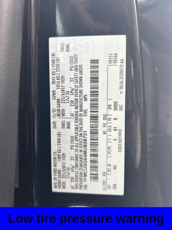 used 2021 Ford Escape car, priced at $19,199