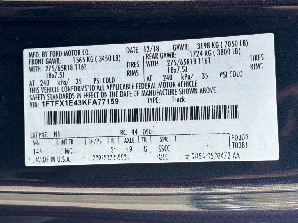 used 2019 Ford F-150 car, priced at $22,000