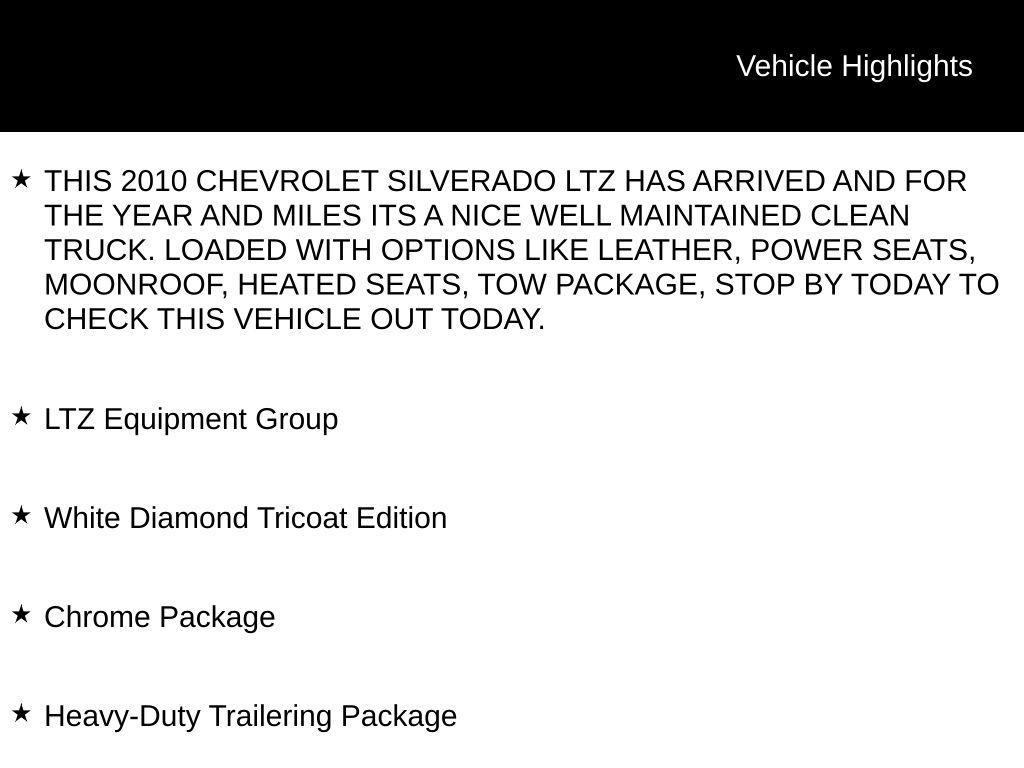 used 2010 Chevrolet Silverado 1500 car, priced at $14,500