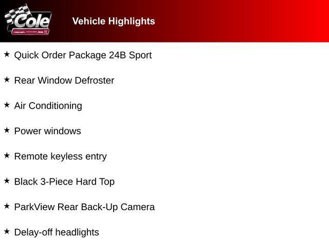 new 2026 Jeep Wrangler car, priced at $42,485
