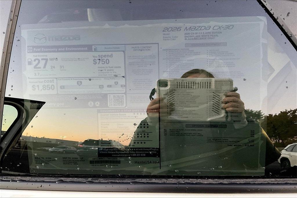 new 2026 Mazda CX-30 car, priced at $29,578