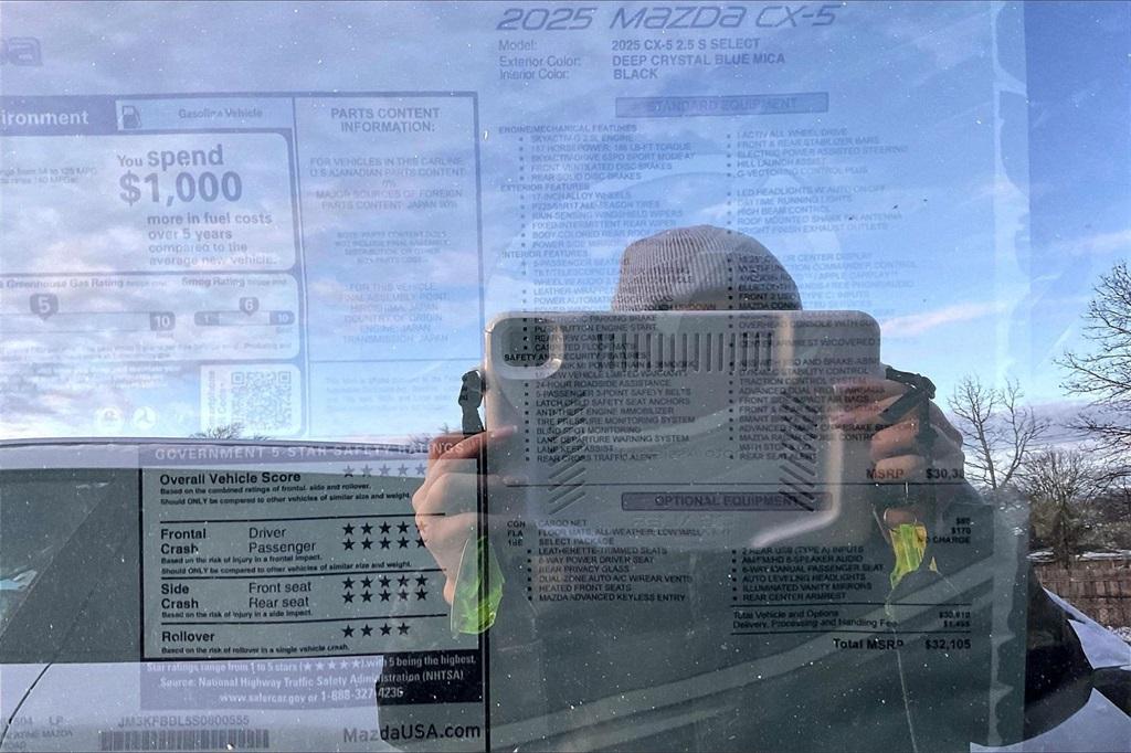 new 2025 Mazda CX-5 car, priced at $28,799