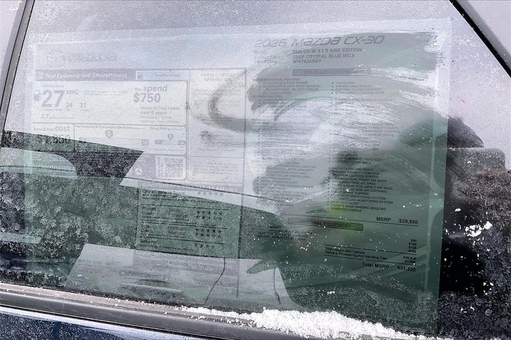 new 2026 Mazda CX-30 car, priced at $29,059